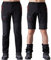 SANMIO Herren Wanderhose Zip Off Atmungsaktiv Arbeit Hosen Softshellhose Outdoor Sommer Funktionshose Trekkinghose Entfernbar Schnell Trockend (mit Gürtel) Schwarz, XL
