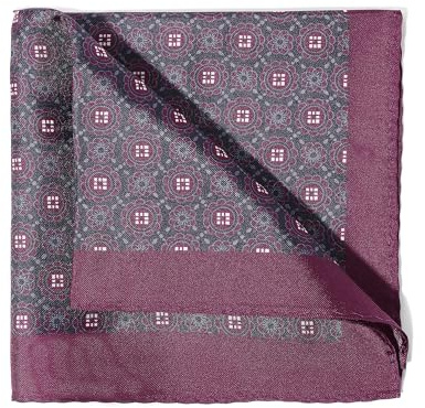 BRERA 67 Stofftaschentücher Herren für Anzug aus Seide | gemustert Einstecktuch 25x25 | elegante Taschentücher für Herren Stoff | Tuch mit Fliege und Krawatte zu kombinieren