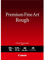 Canon FA-SM1 Premium Fine Art Rough Fotopapier - DIN A4, 25 Blatt (320 g/qm) für Tintenstrahldrucker