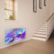 Glass Radiator Cover Printed - Rainbow Rain Mountain - Made by Premier Range in 1020mm Wide x 640mm High