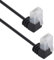 CABLEPELADO Cavo di Rete LAN Dati Gigabit RJ45 Intrecciato, 1 x 90°, Categoria 5E, Compatibile PC, PS4, PS5, Smart TV, Server, 2 Metri, Nero