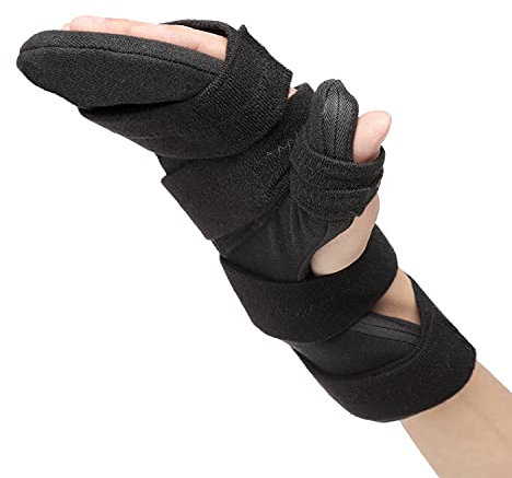 Scurnhau Stroke Resting Handgelenkschiene, Fingertrennung Karpaltunnel Handgelenkstütze Nachtstütze, Hand Immobilizer Für Muskelatrophie Rehabilitation, Tendinitis,Fraktur, Arthritis, Einheitsgröße