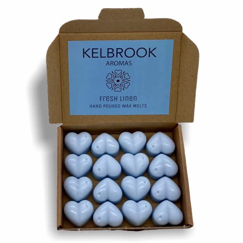 Wax Melts - Fresh Linen | 16 Pack | Strong Scented | Made in The UK | Plastic Free | Vegan