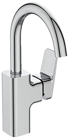 Ideal Standard Ceraplan Single Lever High Spout Basin Mixer Tap, Chrome