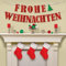 Amscan 9912592 - Girlande Frohe Weihnachten, 365 x 18 cm, Merry Christmas, Weihnachtsdekorationen