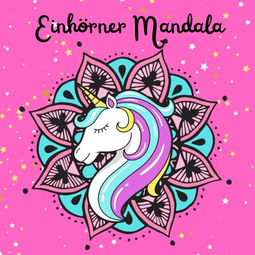 Einhörner Mandala: ★ Wunderschöne Mandala-Designs zum Ausmalen, die mit Einhörnern verziert sind