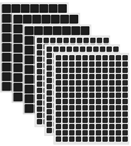 6 unidssets 3D de doble cara adhesivos de espuma cuadrados de 2 tamaños para hacer tarjetas, adhesivos dimensionales adhesivos permanentes para colgar fotos, fotos, carteles, marcos de fotos,