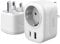 VOOMY Reiseadapter UK, Adapter England Deutschland Stecker, Steckdosenadapter England mit USB-C & USB-A, Reiseadapter typ G, Steckdose für Großbritannien Irland Schottland