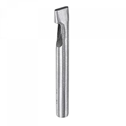 sourcing map Ovaler Locher 3x12mm Leder Hohlschneider Längliche Stanzmatrize für Armband Gürtel Uhrenarmband Leathercraft Arbeiten