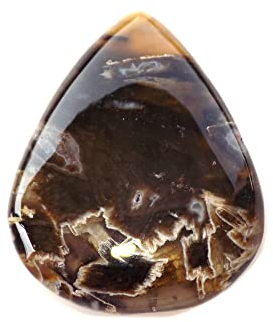 Cabochon d'agate bâton, pierre précieuse en vrac, agate naturelle en forme de poire, 24 carats, 29 x 23 x 5 mm SC-4858, 29x23x5mm, Pierre précieuse, Agate bâton