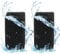 Tararium 2Pcs Aquarium Sponge Filter Media Bio Filter Foam for Submersible Internal Aquarium Filter JP-022F/024F/025F Fits Freshwater or Saltwater Aquariums 5.5 x 5 x 10.4 cm