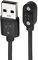 Haourlife Paquete de 2 cables de carga magnéticos de repuesto para auriculares de conducción ósea, cable de carga USB para auriculares de conducción ósea de interfaz de 4 pines, bandas inteligentes y