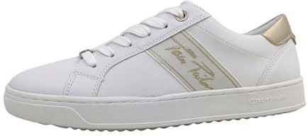 TOM TAILOR Damenschuhe Schnürschuhe Weiß Freizeit, Schuhgröße:39 EU