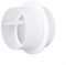 Clapet anti-retour en PVC pour salle de bain et cuisine, tuyau rond, extracteur d'air pour volet de salle de bain (200 mm)
