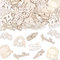 VIKY® Schulkind Konfetti Holz,42 Stk Einschulung Deko Tischdeko, 2024 Deko Schulanfang Confetti, Schulanfang Deko Einschulung Junge & Mädchen,DIY Rucksack Zuckertüten Streudeko Holz für Schulkind Deko