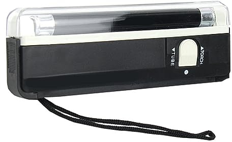 UV-Falschgeldprüfgerät, Tragbarer Geldscheinprüfer, UV-Geldscheinprüfer, Leichter Geldscheinprüfer, Tragbares Gerät Zum Erkennen von Dollar, Euro, Pfund Und Allen Währungen