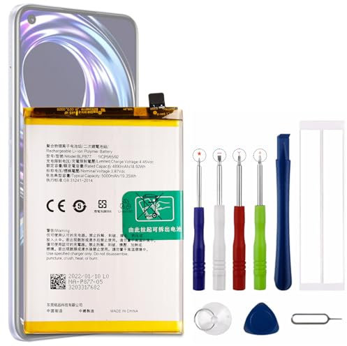 Vvsialeek Nuevo Batería de Repuesto BLP877 Compatible para Realme 8i/C35 RMX3511/C30/Nar-zo 50i Prime/C31 con Kit de Herramientas Gratuito