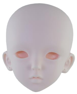 Folpus BJD Puppenkopf Zum Selbermachen, 60 cm, Ersatz für Puppenherstellung, BJD Make Up, Spielzeugpuppe Zum Selbermachen