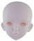 Folpus BJD Puppenkopf Zum Selbermachen, 60 cm, Ersatz für Puppenherstellung, BJD Make Up, Spielzeugpuppe Zum Selbermachen