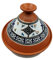 Generico Tajine en Terre Cuite Marocain Tunisien XL 32 cm Multicolore