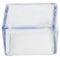 Wambere Lot de 8 capuchons de protection carrés en plastique pour pieds de chaise - Antidérapants - Épais - Pour la protection des sols - Transparent - 50 x 50 mm
