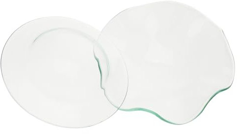 HAPINARY Kerzenwärmer-Tablett Ersatz 2 Stück Glasschale für ätherische Ölwärmer Aromatherapie-Ofen-Zubehör