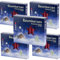 apog-Versand® Sparpack Baumkerzen 5x20 Kerzen dunkelrot Größe 3x105 mm - MEGAPACK Christbaumkerzen Weihnachtsbaumkerzen Adventskerzen Pyramidenkerzen