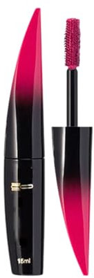 Mascara Waterproof Long, Mascara Volume Noir Intense, Mascara volume et longueur, Convient aux Yeux Sensibles, Teinte (Rose vif, One Size)