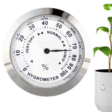 Humidor, igrometro analogico, con elevata umidità di precisione, monitor igrometro per armadietto, cura e manutenzione