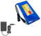 HJGHY DC 12V 5000mAh 7000mAh 12000mAh 16000mAh 24000mAh 33000mAh 45000mAh Rechargeable Polymer Lithium Battery Lithium-ion Battery Pack for 12V Portable Power Device with Charger,12V,5000mAh
