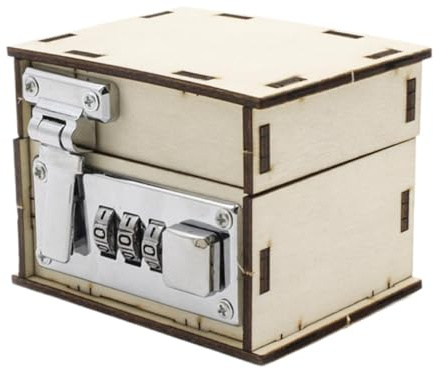 Colcolo DIY-Schließfach-Bastelmaterial, technisches Gadget, Holzgeschenk, handgefertigt, handgefertigt, pädagogisch wertvoll, wissenschaftliches, Klein