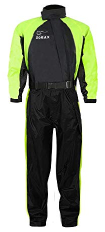 Zorax Adult Rain Suit All in One Rainwear - Yellow/Black 6XL
