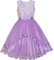 Sunny Fashion Robe Fille Fleur Fille Habiller Pourpre Belted Mariage Partie Demoiselle d'honneur 8 Ans,Violet