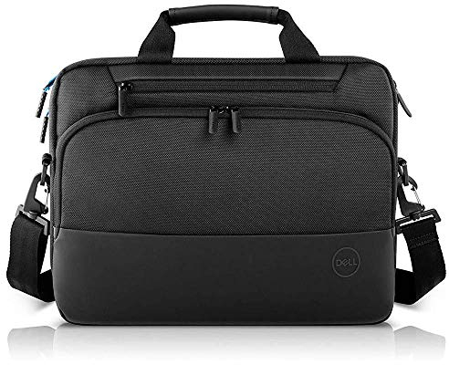 Dell PO1520C, 15 EcoLoop Premier Aktentasche, für umweltbewuste Nutzer, Notebooks bis max. 15.6 Zoll (39.62cm), EVApolsterung, laden in der Tasche möglich, Rollkoffergurt, reflektierend, Schwarz