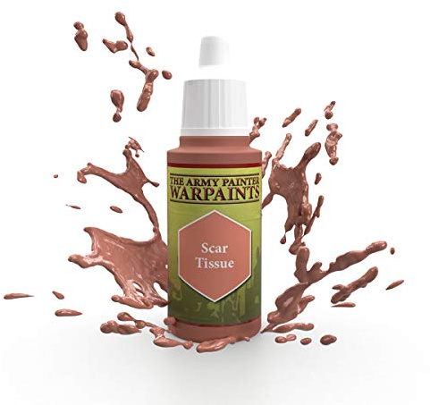 The Army Painter Warpaint Scar Tissue Highly pigmented water-based acrylic paint, suitable for painting tabletop miniatures, board game figures and miniatures for RPGs role play