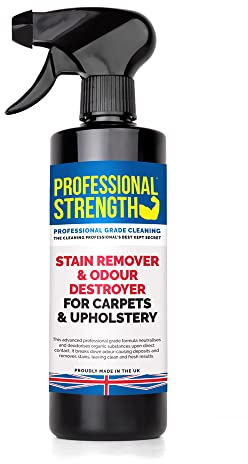 Professional Strength Carpet & Upholstery Stain Remover & Odour Destroyer