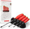 PB Swiss Tools Pozidriv Schraubendreher Set PB 8243 | 100% Swiss Made | 4-teiliges SwissGrip Schraubenzieher Set PZ0/PZ1/PZ2/PZ3 inklusive praktischer Wandhalterung