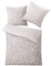 Kleine Wolke Adria Bettwäsche, Baumwolle, Taupe, 1-155x220 /1-80x 80