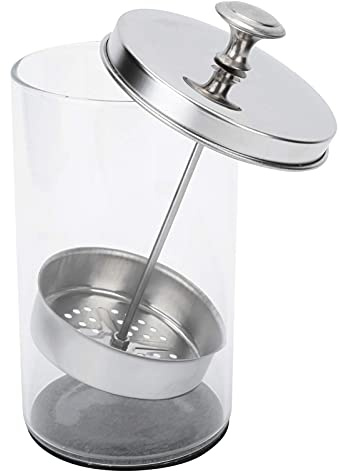 Bouteille en Verre de Stérilisation de 650 ml pour Outils de Coiffure Ciseaux Peigne Pince à épiler, Bocal de Désinfection de Trempage, Bouteilles de Nettoyage d'outils de Coiffeur de Salon