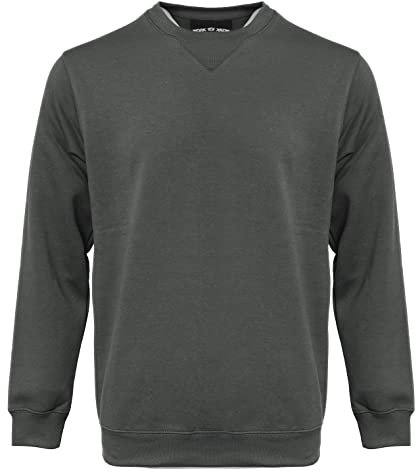 WORK IDEA Männer Crewneck Sweatshirt Arbeitskleidung Pullover Herren Basic Arbeitspullover