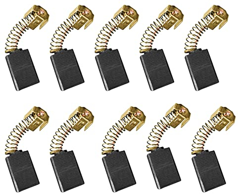 WANGCL 10Pcs Motor Carbon Brushes For Makita CB-106 181437-1 Electric Drills Angle Grinders Chainsaws - 6x10x15mm