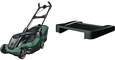 Bosch Tondeuse à Gazon AdvancedRotak 750 (1700 Watt, Largeur de Coupe : 44 cm, Tond jusqu'à 750 m², dans Une boîte en Carton) & Kit multchin pour Tondeuse - AdvancedRotak de 5ème génération