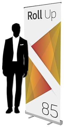 Genérico Rotulomania - Oferta Expositor Publicitario Roll up 85x200cm Impresión Incluida Máxima Calidad de Impresión