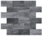 UISEBRT Fliesenaufkleber Küche Fliesen Nivelliersystem PVC Wandfliesen Folien Aufkleber Selbstklebend Fliesenfolie 10 Stück, Fliesendekor 34x29cm, für Badezimmer, Waschtisch, Kamin-Dekor (Typ D)