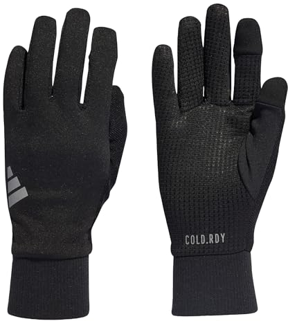 adidas Cold.RDY Reflective Detail Running Gloves Handschuhe, Black, M