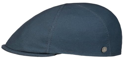 LIERYS Uni Cotton Flatcap Klassische Form Schiebermütze mit Stretchfutterband Herren Made in Italy Frühjahr Sommer