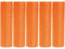 Luftschlangen Papier bunt Party Deko Geburtstag Hochzeit Set holografisch, Stück:5 Stück, Luftschlangen:Orange