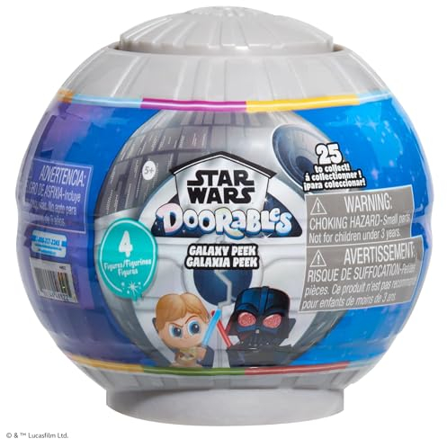 Just Play Star Wars™ Doorables Galaxy Peek Sammelfiguren in Überraschungskapsel, offiziell Lizenziertes Star Wars Kinderspielzeug ab 5 Jahren, 9.53
