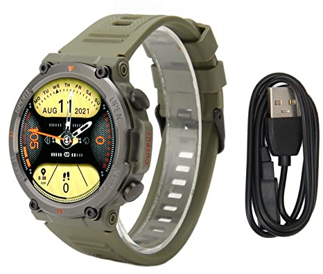 Zunate K56 Pro Smartwatch, 1,39 Zoll HD Farbbildschirm, Bluetooth Anruf Benachrichtigungen, wasserdichte Fitness Tracker Uhr, 24 Stunden Gesundheitsüberwachung