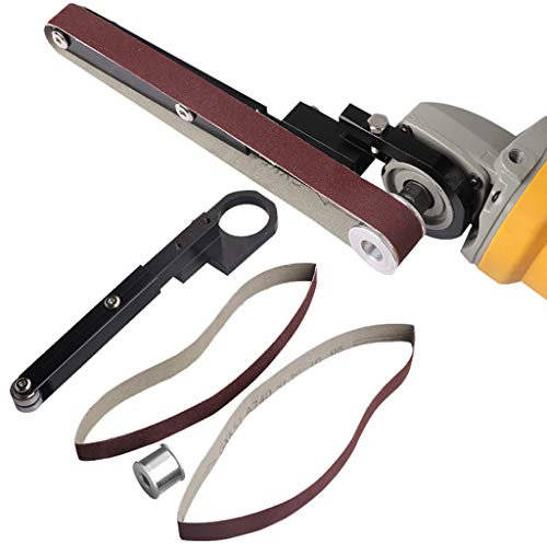 Modified Sand Belt Machine Electric Belt Grinder Air Belt Sander Attachment Sander Sanding Belt Adapter Pipe Belt Sander for Model 100 Grinder